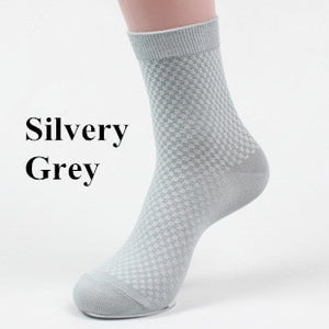 Men Socks Bamboo Fiber Anti-Bacterial Deodorizing and Air-permeable Business Leisure Socks Hot Sale 10 pairs/lot free shipping