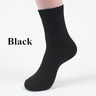 Men Socks Bamboo Fiber Anti-Bacterial Deodorizing and Air-permeable Business Leisure Socks Hot Sale 10 pairs/lot free shipping