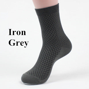 Men Socks Bamboo Fiber Anti-Bacterial Deodorizing and Air-permeable Business Leisure Socks Hot Sale 10 pairs/lot free shipping