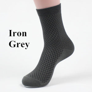 Men Socks Bamboo Fiber Anti-Bacterial Deodorizing and Air-permeable Business Leisure Socks Hot Sale 10 pairs/lot free shipping