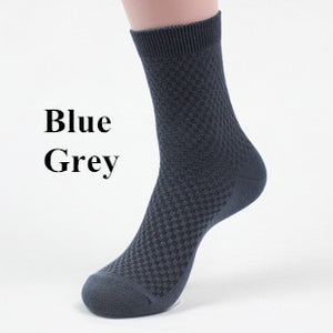 Men Socks Bamboo Fiber Anti-Bacterial Deodorizing and Air-permeable Business Leisure Socks Hot Sale 10 pairs/lot free shipping
